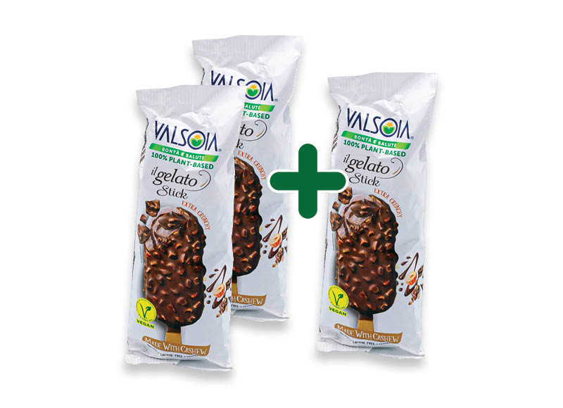 Valgomieji anakardžių ledai VALSOIA su lazdynų riešutais
			, 
				 80 g, 2,19 Eur/vnt