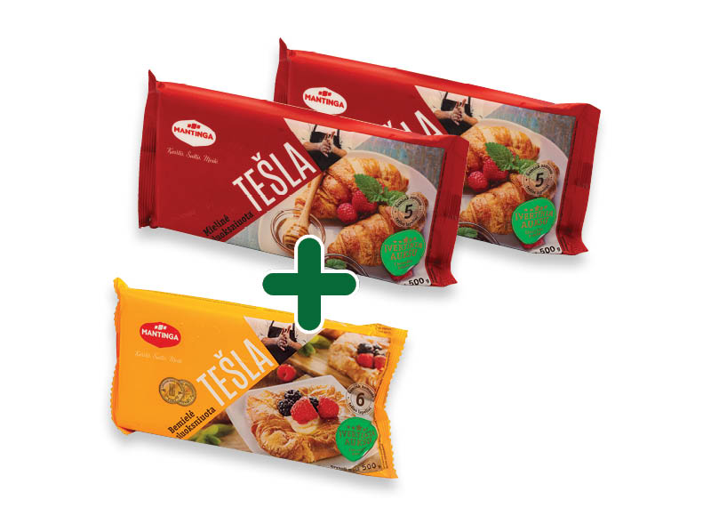 Šaldyta tešla MANTINGA
			, 
				 500 g, 3 rūšių, 1,79 Eur/vnt.. Ir IKI EXPRESS