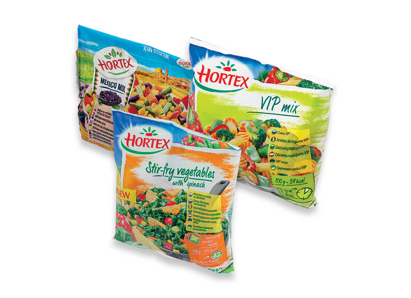 Šaldytai produkcijai HORTEX
			, 
				 400 g, 450 g, 8 rūšių. Ir IKI EXPRESS