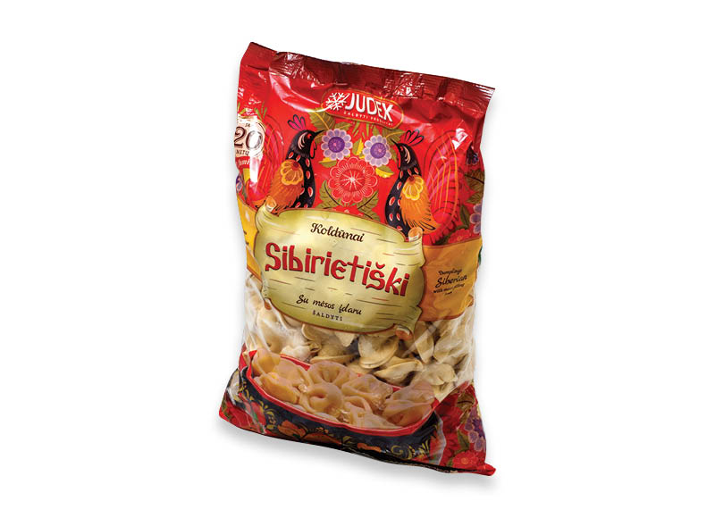 Šaldyti koldūnai JUDEX SIBIRIETIŠKI
			, 
				 2 kg, 2,49 Eur/kg