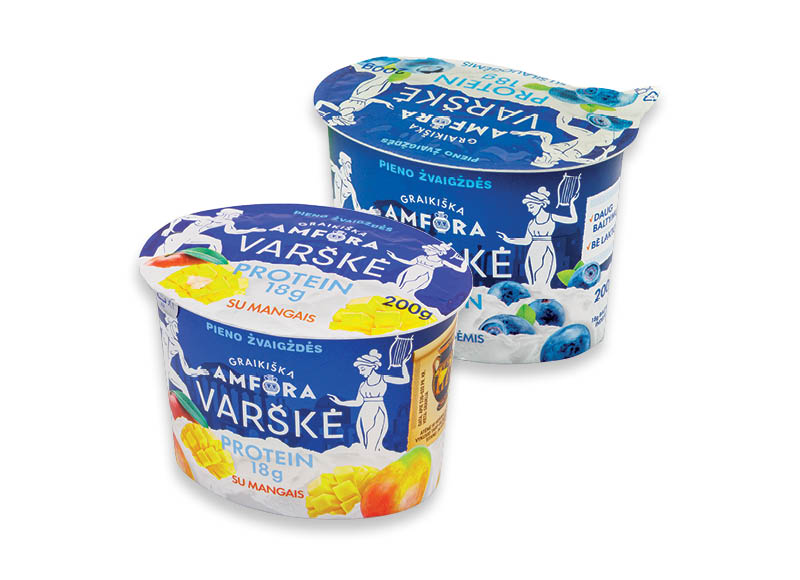 Varškė GRAIKIŠKA AMFORA PROTEIN
			, 
				 200 g, 4 rūšių, 5,45 Eur/kg. Ir IKI EXPRESS