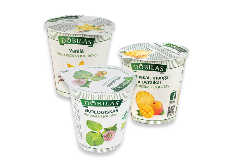 Ekologiškas jogurtas DOBILAS
			, 
				 300 g, 5 rūšių, 430 Eur/kg