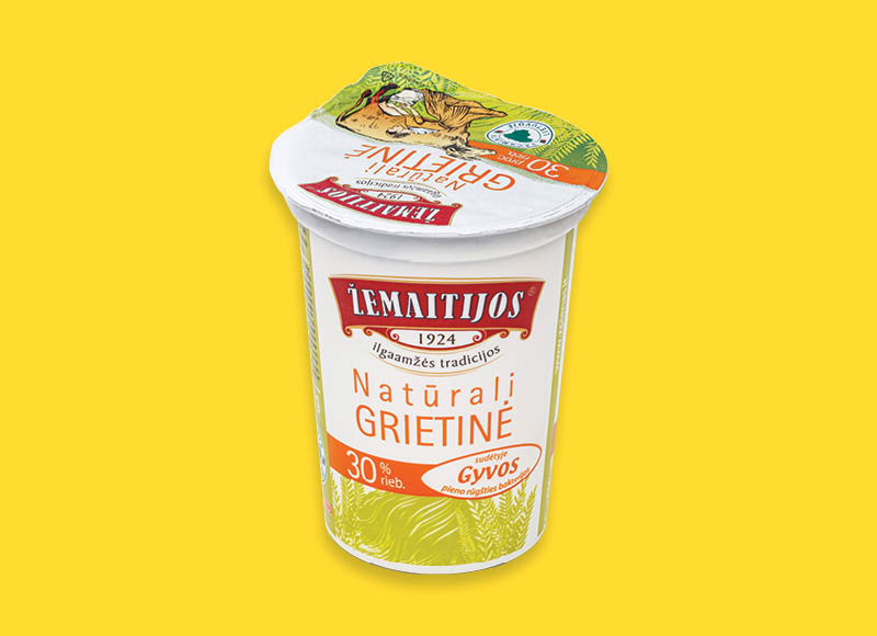 ŽEMAITIJOS grietinė
			, 
				 400 g, 30 % rieb., 4,73 Eur/kg. Ir IKI EXPRESS