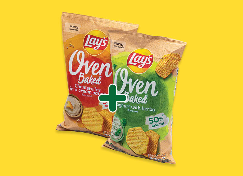 Bulvių traškučiai LAY’S OVEN BAKED
,
110 g, 125 g, 4 rūšių, 2,49 Eur/vnt. Ir IKI EXPRESS Bulvių traškučiai LAY’S OVEN BAKED
,
110 g, 125 g, 4 rūšių, 2,49 Eur/vnt. Ir IKI EXPRESS