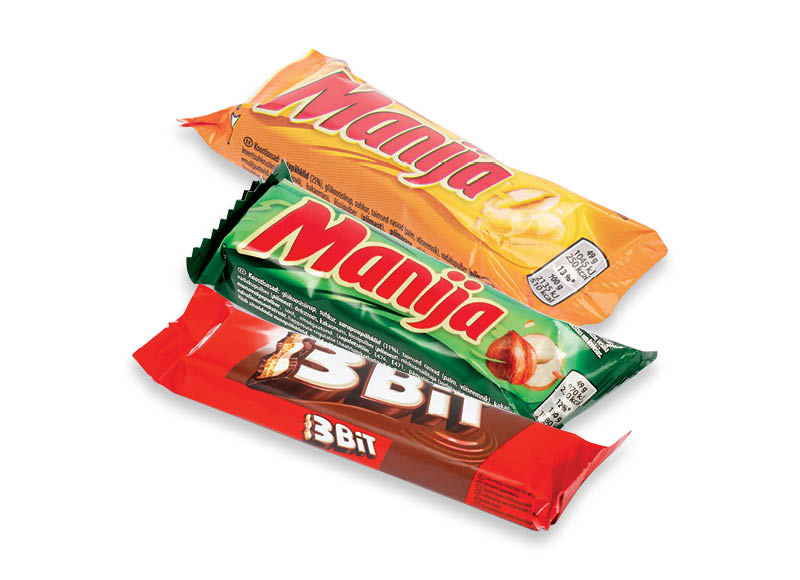 Šokoladiniai batonėlis MANIJA, 3BIT
			, 
				 46 g, 49 g, 4 rūšių_x000D_