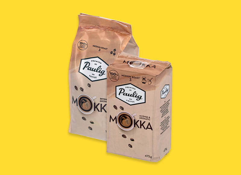 Kavos pupelėms, maltai kavai PAULIG MOKKA
			, 
				 475 g, 1 kg, 2 rūšių. Ir IKI EXPRESS