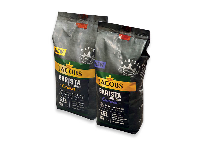 Kavos pupelės JACOBS BARISTA
			, 
				 1 kg, 3 rūšių