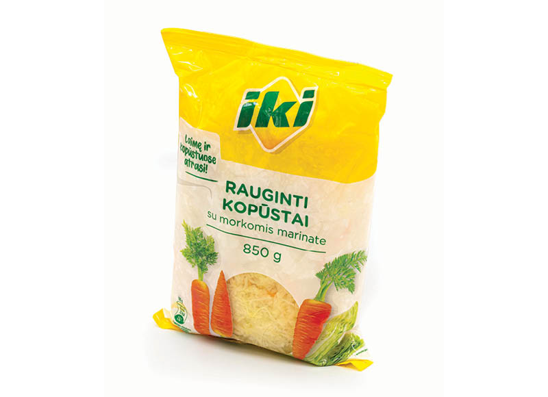 IKI rauginti kopūstai su morkomis marinate
,
850 g, 1,16 Eur/kg IKI rauginti kopūstai su morkomis marinate
,
850 g, 1,16 Eur/kg