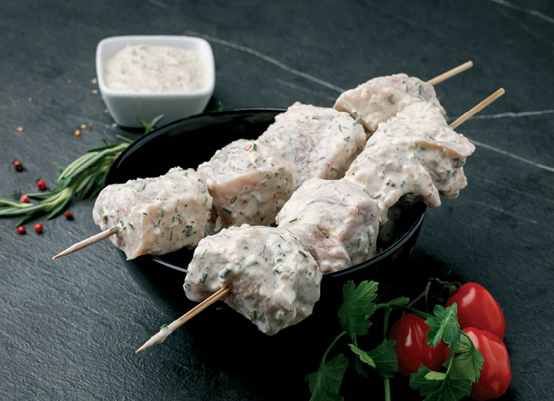 Marinuotas kiaulienos mentės šašlykas su majonezu
,
(sveriamoje vitrinoje) 1 kg Marinuotas kiaulienos mentės šašlykas su majonezu
,
(sveriamoje vitrinoje) 1 kg