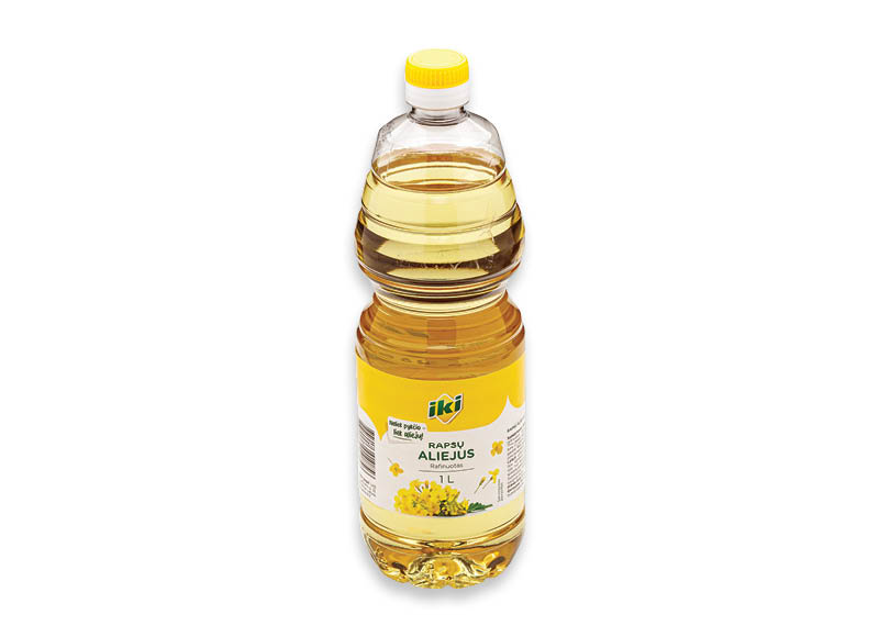 IKI rapsų aliejus
,
1 l IKI rapsų aliejus
,
1 l