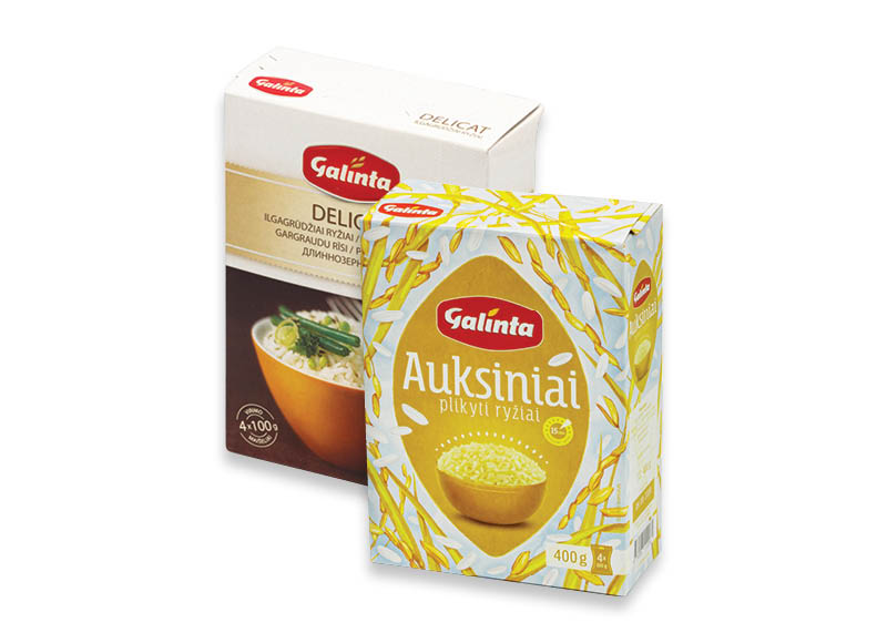 Ryžiams GALINTA
			, 
				 400 g, 800 g, 10 rūšių