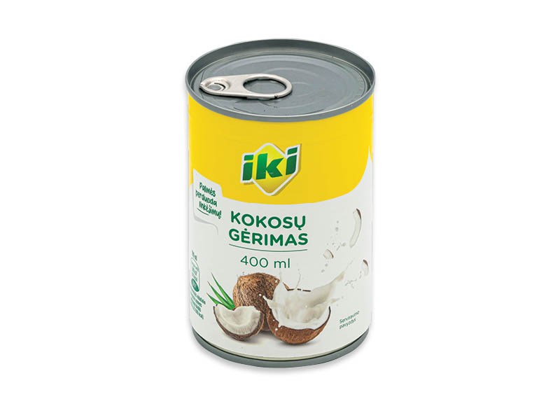 IKI kokosų gėrimas
,
400 ml, 1,79 Eur/l IKI kokosų gėrimas
,
400 ml, 1,79 Eur/l