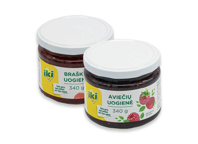 IKI uogienėms
,
340 g, 4 rūšių IKI uogienėms
,
340 g, 4 rūšių