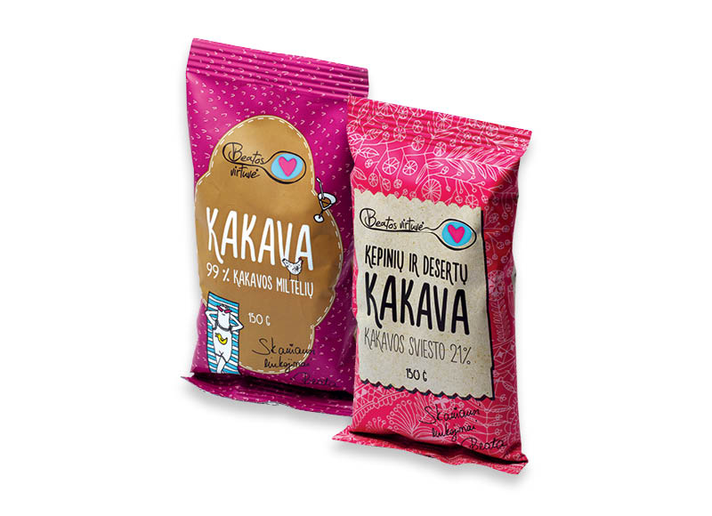 BEATOS VIRTUVĖS kakavai
,
150 g, 3 rūšių BEATOS VIRTUVĖS kakavai
,
150 g, 3 rūšių