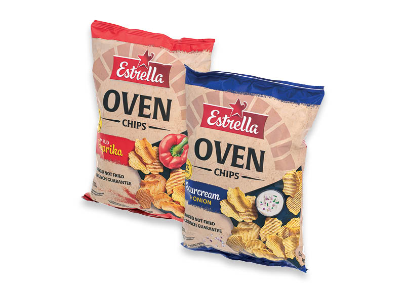 Bulvių traškučiai ESTRELLA OVEN CHIPS
,
125 g, 2 rūšių, 15,92 Eur/kg Bulvių traškučiai ESTRELLA OVEN CHIPS
,
125 g, 2 rūšių, 15,92 Eur/kg