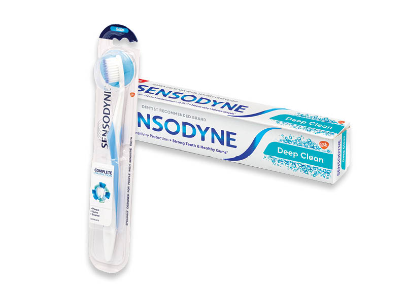 Burnos priežiūros priemonėms SENSODYNE
			, 
				 Įvairių rūšių
