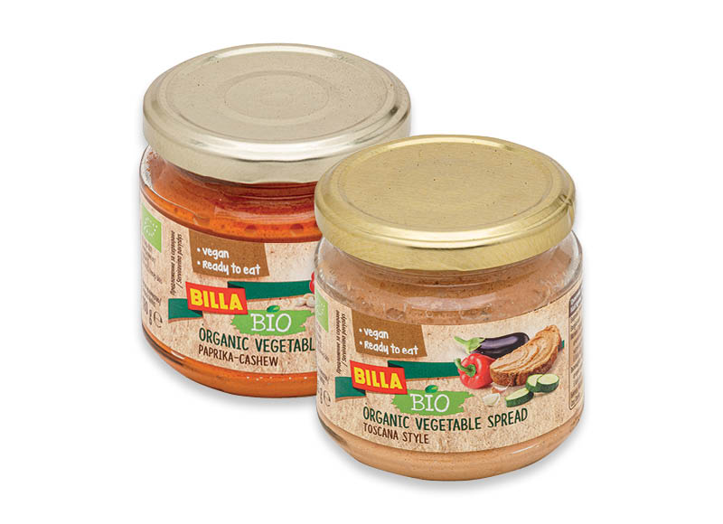 BILLA BIO daržovių užtepėlė
,
180 g, 2 rūšių, 8,28 Eur/kg BILLA BIO daržovių užtepėlė
,
180 g, 2 rūšių, 8,28 Eur/kg