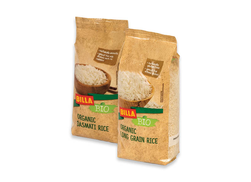 BILLA BIO ryžiams
			, 
				 500 g, 3,98 Eur/kg
