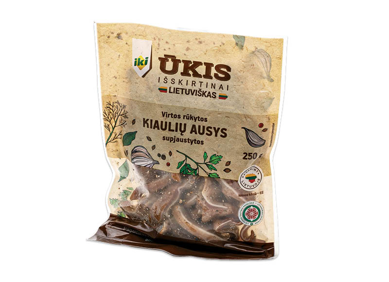 IKI ŪKIS virtos rūkytos kiaulių ausys
,
250 g, 14,36 Eur/kg IKI ŪKIS virtos rūkytos kiaulių ausys
,
250 g, 14,36 Eur/kg