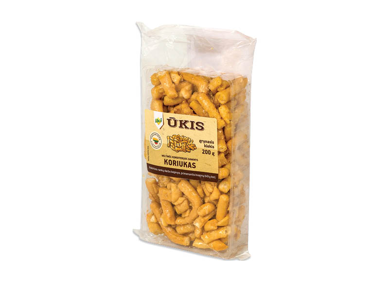 IKI ŪKIS KORIUKAS
,
200 g, 13,45 Eur/kg IKI ŪKIS KORIUKAS
,
200 g, 13,45 Eur/kg