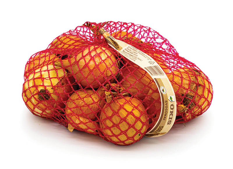 Fasuoti svogūnai IKI ŪKIS
			, 
				 500 g, 0,98 Eur/kg. Ir IKI EXPRES