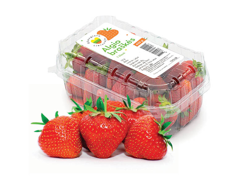 Lietuviškos braškės
			, 
				 450 g, 6,64 Eur/kg. Ir IKI EXPRES