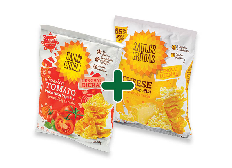 Maži kukurūzų trapučiai SAULĖS GRŪDAS
,
60 g, 3 rūšių, 1,15 Eur/vnt. Ir IKI EXPRESS Maži kukurūzų trapučiai SAULĖS GRŪDAS
,
60 g, 3 rūšių, 1,15 Eur/vnt. Ir IKI EXPRESS