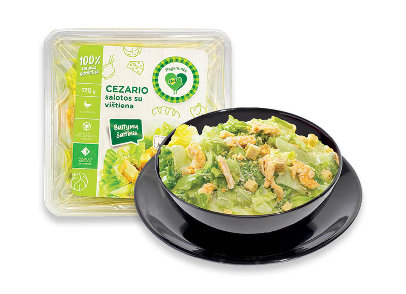 PAGAMINTA IKI CEZARIO salotos
			, 
				 170 g, 15,82 Eur/kg. Ir IKI EXPRESS