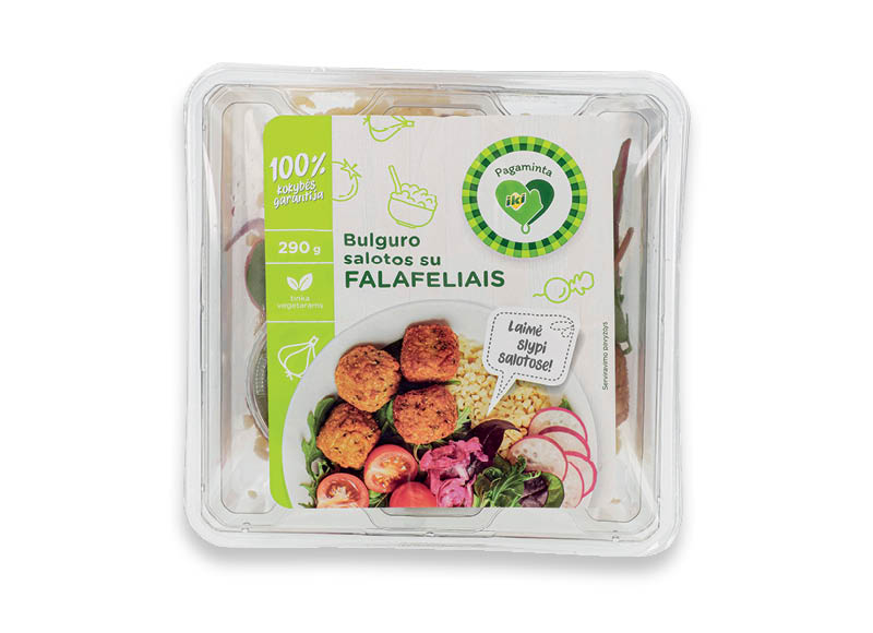 PAGAMINTA IKI bulguro salotos su falafeliais
			, 
				 290 g, 10,31 Eur/kg