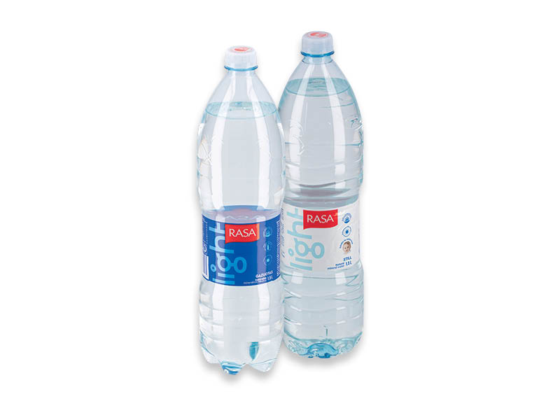 Vanduo RASA LIGHT
			, 
				 1,5 l, 4 rūšių, 0,26 Eur/l (taros užstato vertė į gėrimo kainą neįskaičiuota)