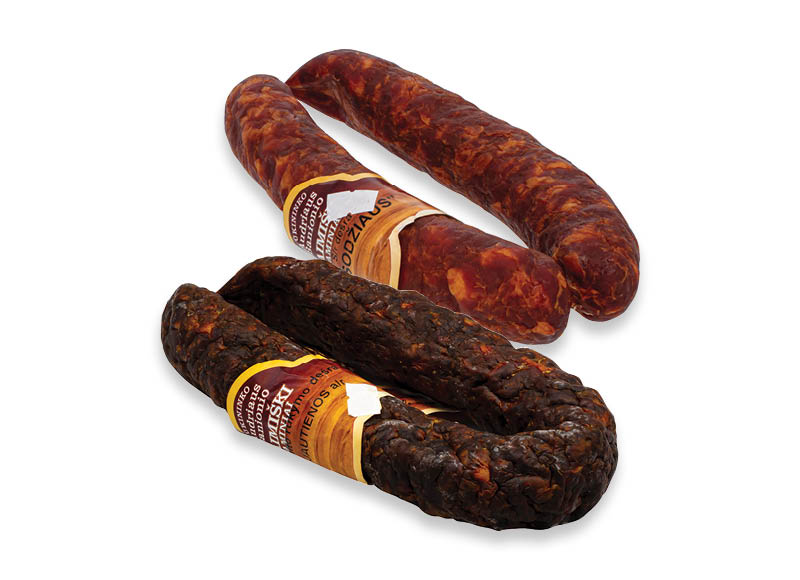 Šaltai rūkytoms BANIONIO ŪKIO dešroms
			, 
				 1 kg, 3 rūšių