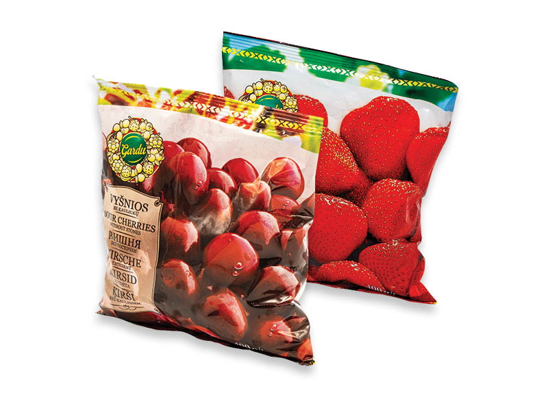 Šaldytoms uogoms ir vaisiams GARDU
			, 
				 375 g, 400 g, 3 rūšių. Ir IKI EXPRESS