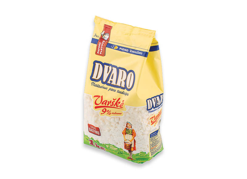 DVARO varškė
			, 
				 1 kg, 9 % rieb.