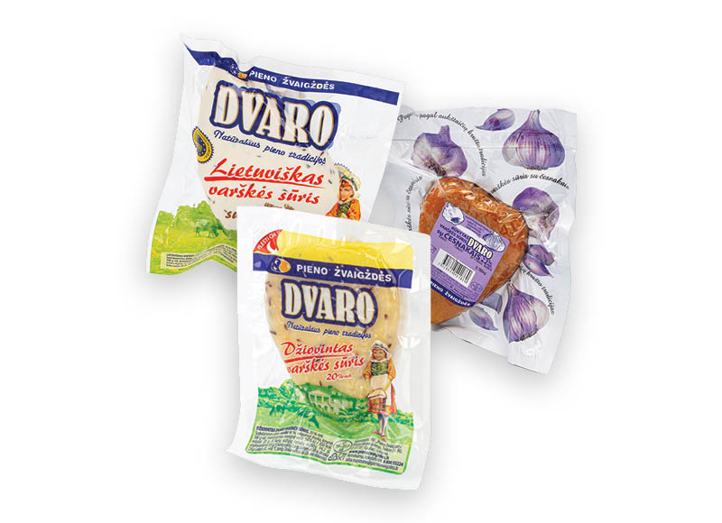 DVARO varškės sūriams
			, 
				 1 kg, 4 rūšių
