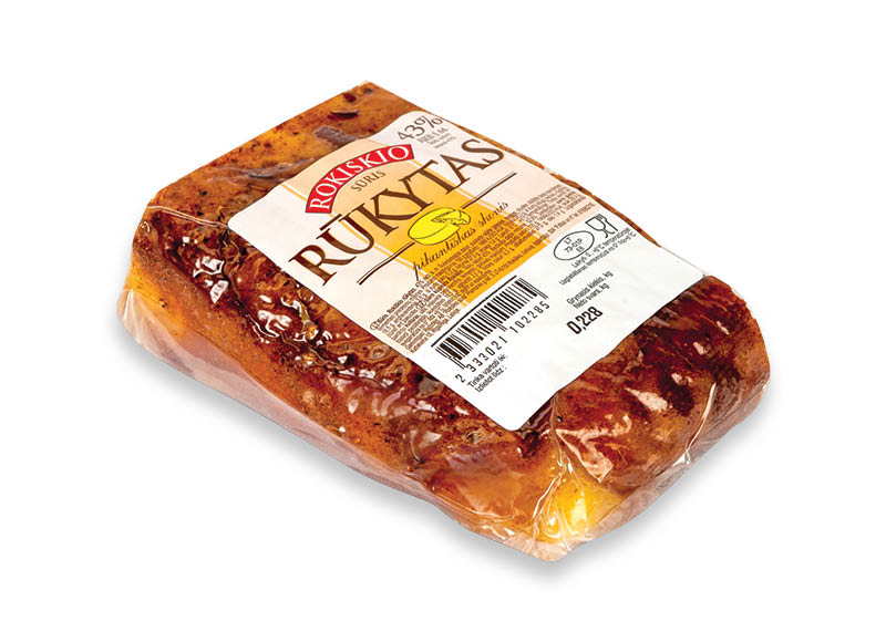 Rūkytas PIKANTIŠKAS ROKIŠKIO sūris
			, 
				 1 kg
