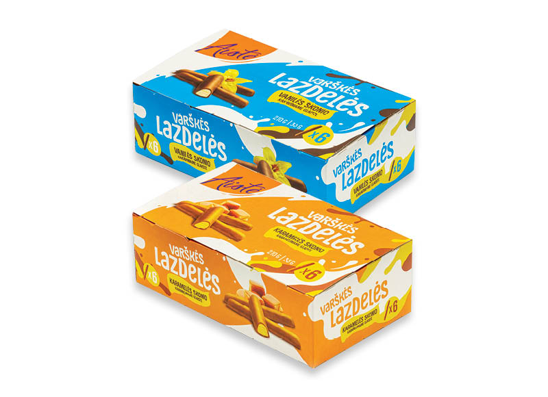 Varškės lazdelės AISTĖ
			, 
				 210 g, 3 rūšių, 11,86 Eur/kg. Ir IKI EXPRESS