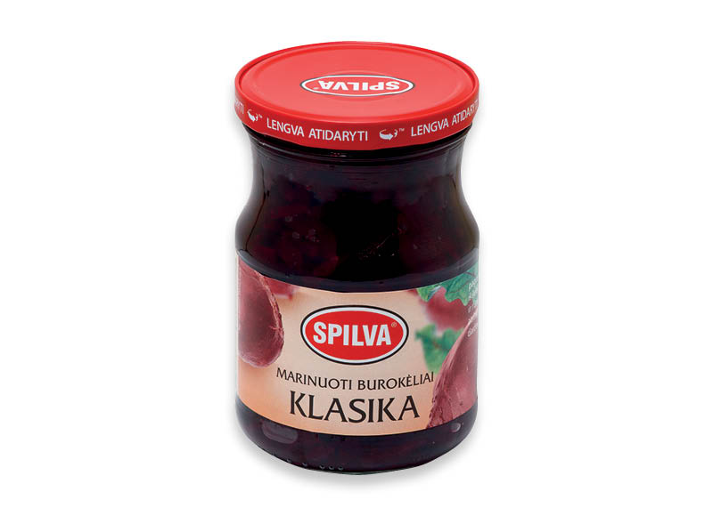 Marinuoti burokėliai SPILVA KLASIKA
,
570 g, 2,61 Eur/kg Marinuoti burokėliai SPILVA KLASIKA
,
570 g, 2,61 Eur/kg