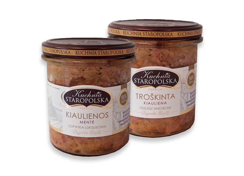 Mėsos konservai KUCHNIA STAROPOLSKA
			, 
				 300 g, 2 rūšių, 7,30 Eur/kg