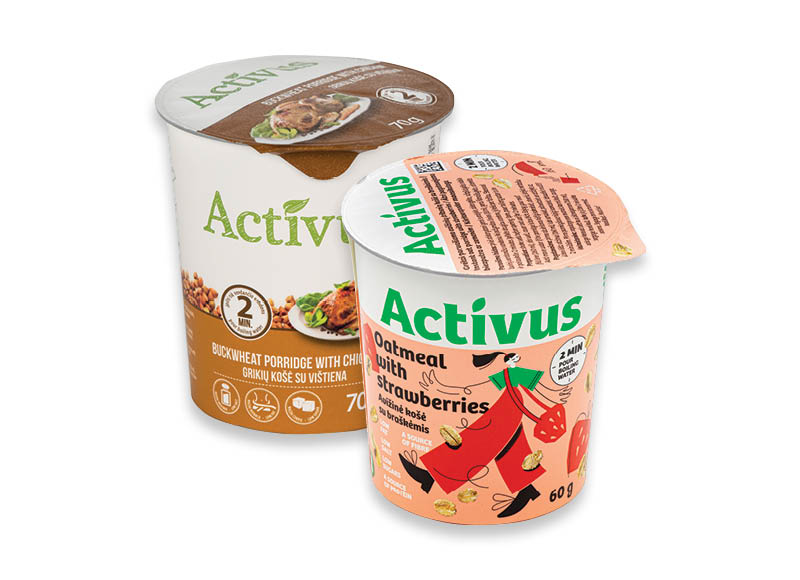 Košėms ACTIVUS
			, 
				 50 g, 55 g, 60 g, 9 rūšių
