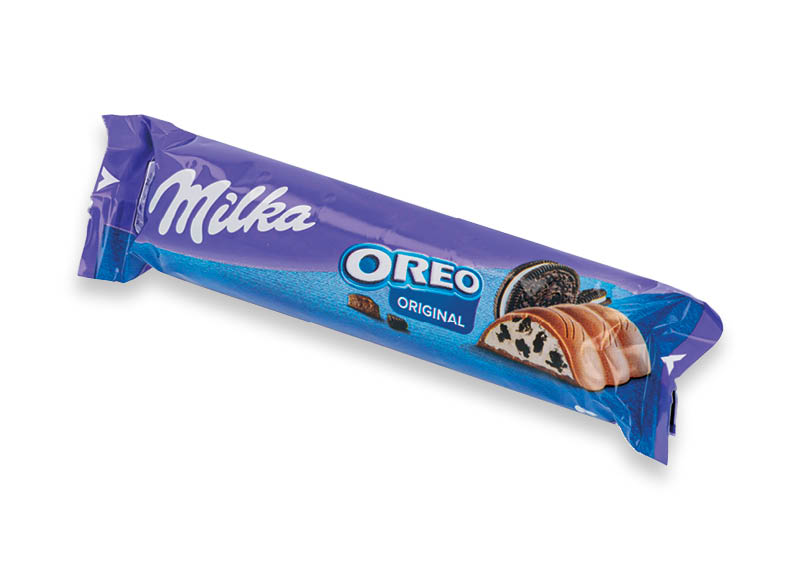 Pieninis batonėlis MILKA su vanilės skonio pieniniu įdaru ir kakavinių sausainių gabaliukais
			, 
				 37 g, 0,69 Eur/vnt.