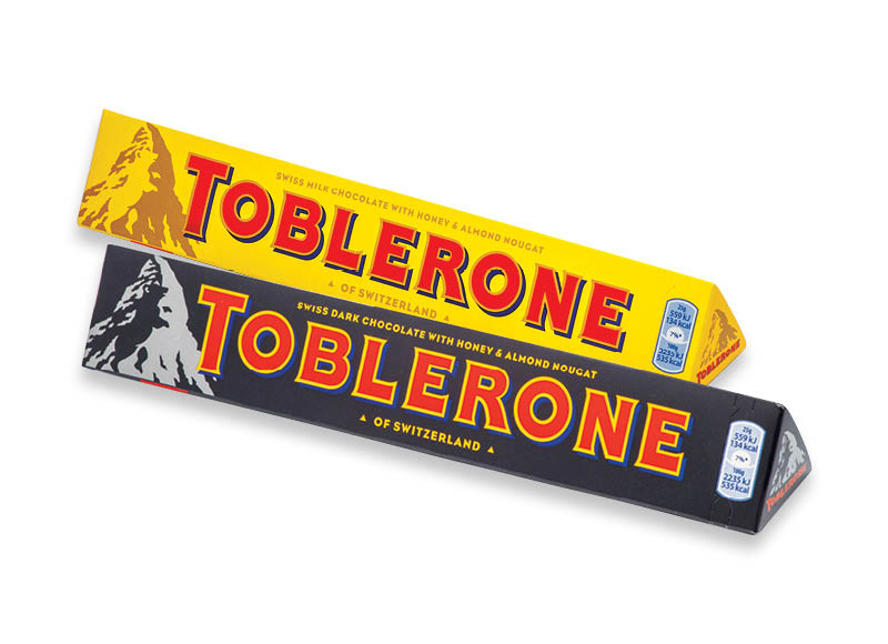 Šokoladas TOBLERONE
			, 
				 100 g, 3 rūšių, 16,90 Eur/kg
