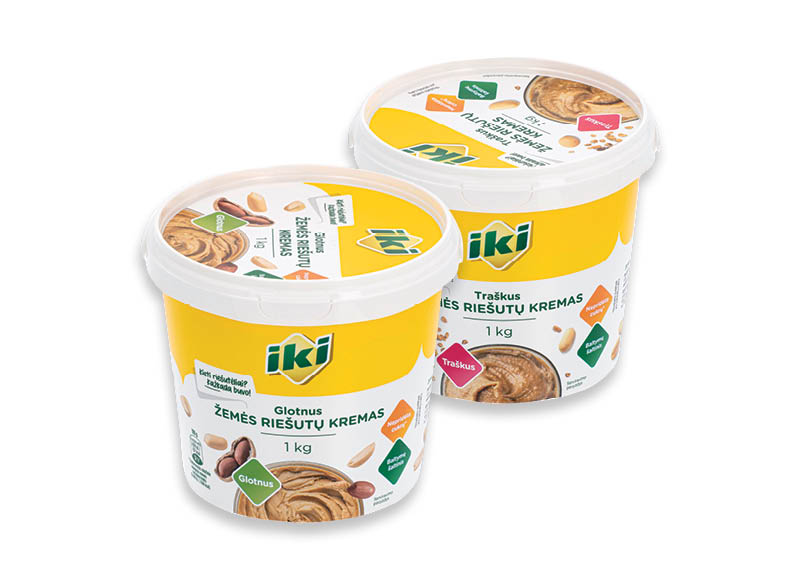 IKI žemės riešutų kremas
,
1 kg, 2 rūšių IKI žemės riešutų kremas
,
1 kg, 2 rūšių