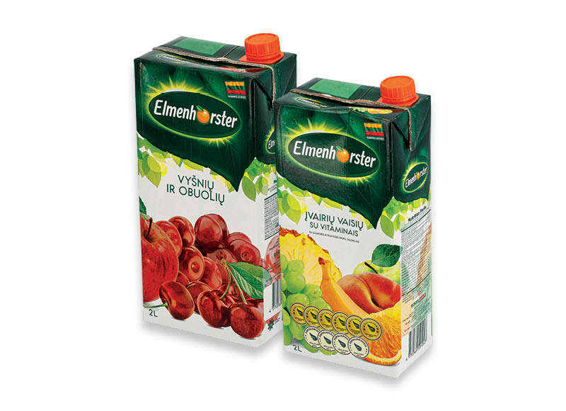 Sulčių gėrimas ELMENHORSTER
			, 
				 2 l, 2 rūšių, 0,80 Eur/l