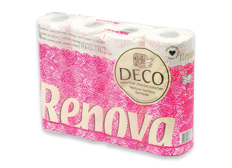 Tualetinis popierius RENOVA DECO
			, 
				 12 rit./pak., 0,33 Eur/rit.