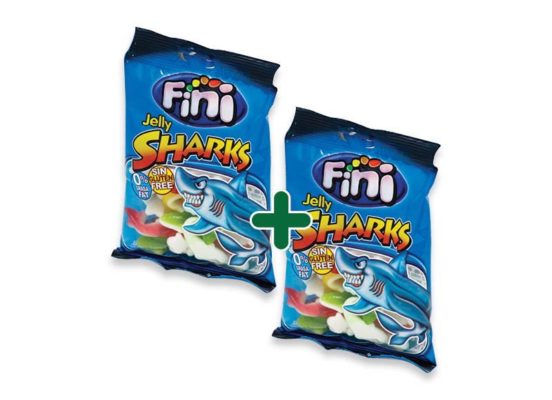 Guminukai FINI RYKLIAI
			, 
				 90 g, 1,39 Eur/vnt. Ir IKI EXPRESS