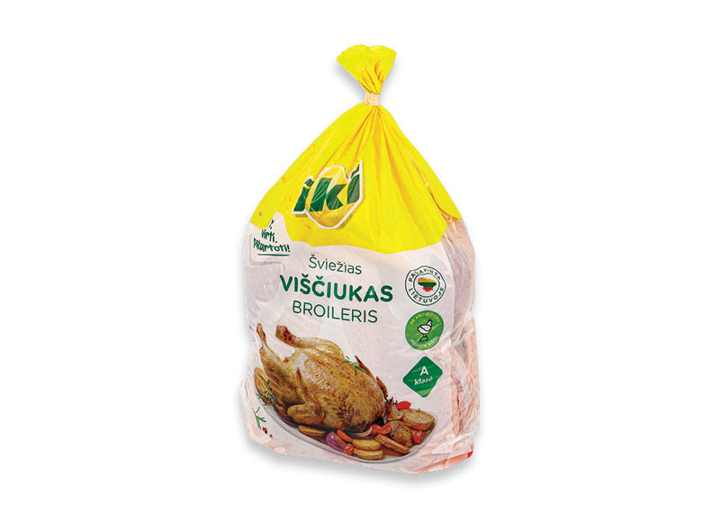 IKI šviežias viščiukas broileris
,
(užauginta be antibiotikų) 1 kg. A lygio parduotuvėse IKI šviežias viščiukas broileris
,
(užauginta be antibiotikų) 1 kg. A lygio parduotuvėse