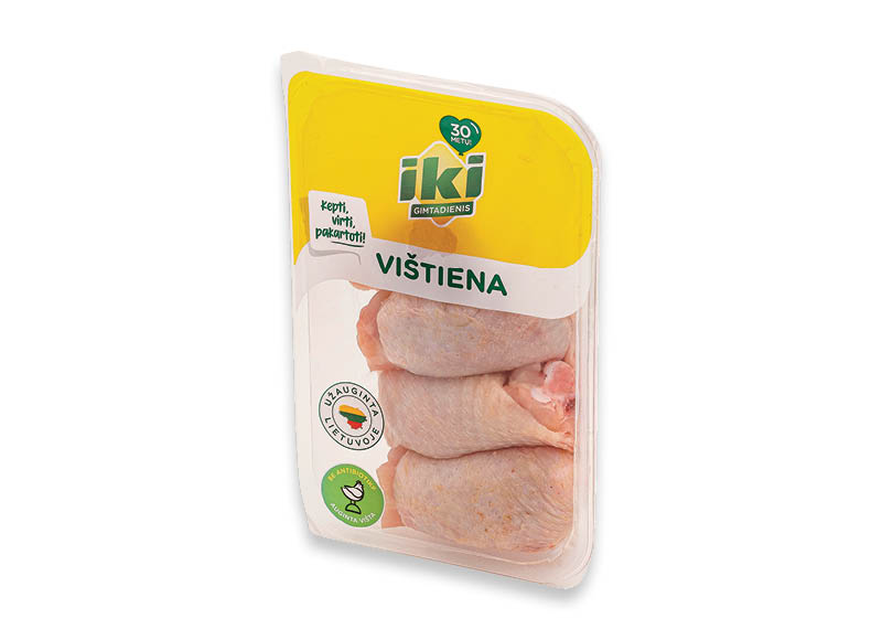 IKI šviežios viščiukų broilerių šlaunelės
,
(užauginta be antibiotikų) 500 g, 4,78 Eur/kg IKI šviežios viščiukų broilerių šlaunelės
,
(užauginta be antibiotikų) 500 g, 4,78 Eur/kg