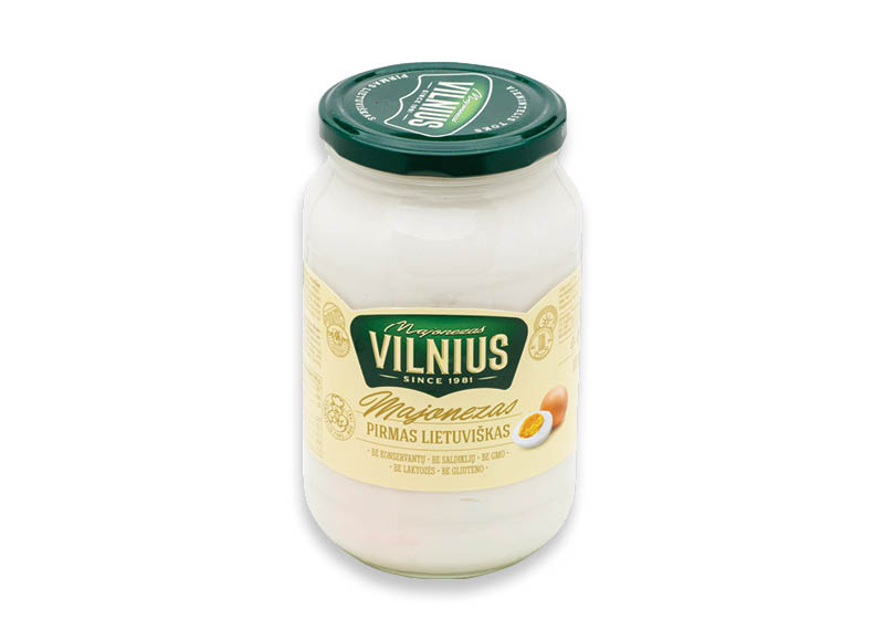 VILNIUS PIRMAS LIETUVIŠKAS majonezas
,
900 ml, 3,77 Eur/l VILNIUS PIRMAS LIETUVIŠKAS majonezas
,
900 ml, 3,77 Eur/l
