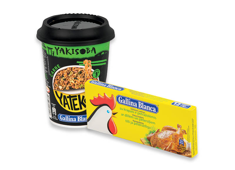 Sultiniams ir sriuboms GALLINA BLANCA
			, 
				 10 rūšių. Ir IKI EXPRESS