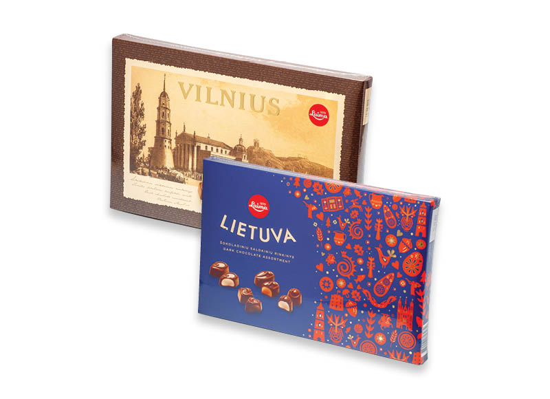 Saldainių dėžutė LAIMA
			, 
				 (nuolaida taikoma prekėms, nurodytoms leidinyje) 360 g, 2 rūšių, 10,53 Eur/kg